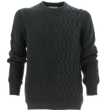 Trussardi Uomo Maglia Lana Giro Collo