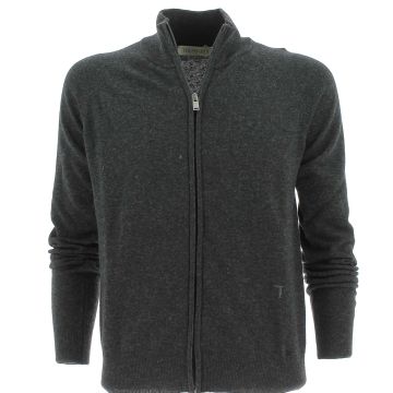 Trussardi Uomo Maglia Lana Full Zip