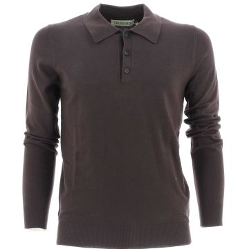 Trussardi Uomo Polo Manica Lunga Lana