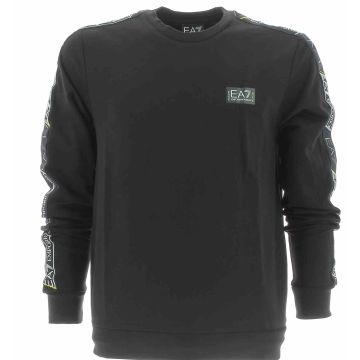 EA7 Emporio Armani Uomo Felpa Giro Collo Tape