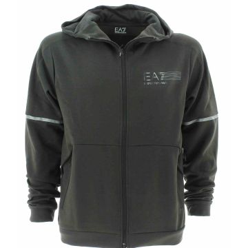 EA7 Emporio Armani Uomo Felpa Cappuccio Full Zip Ventus