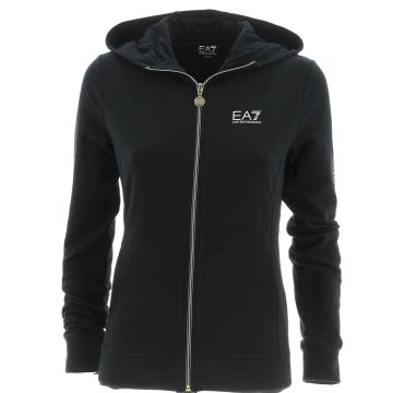 EA7 Emporio Armani Donna Felpa Full Zip Cappuccio