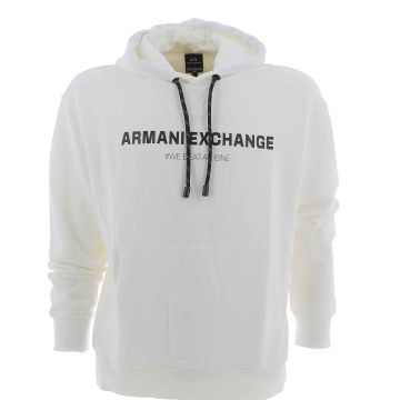 A|X Armani Exchange Uomo Felpa Cappuccio Chiuso