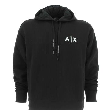 A|X Armani Exchange Uomo Felpa Cappuccio Chiuso