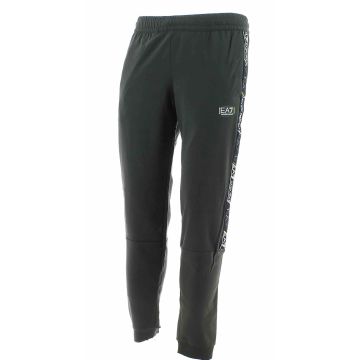 EA7 Emporio Armani Uomo Pantalone Felpa Garzata con Tape Logato EA7
