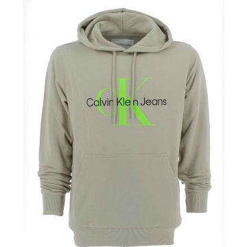 Calvin Klein Uomo Felpa Cappuccio Chiuso