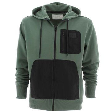 Calvin Klein Uomo Felpa Full Zip Cappuccio