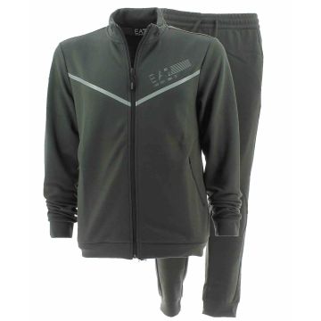 EA7 Emporio Armani Uomo Tuta Felpa Full Zip Cappuccio Ventus