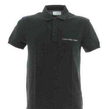 Calvin Klein Uomo Polo Manica Corta Pique' Tinta Unita Regular Fit