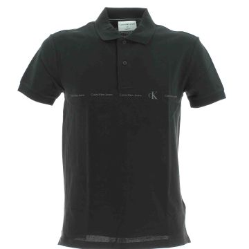 Calvin Klein Polo Uomo Manica Corta Pique' Regular Fit Tinta Unita