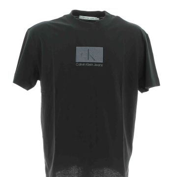 Calvin Klein Uomo T Shirt Manica Corta Giro Collo Logo CK Ricamato