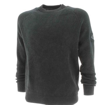 Calvin Klein Uomo Maglia Cotone Giro Collo Tinta Unita