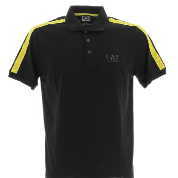 EA7 Emporio Armani Uomo Polo Jersey Manica Corta Con Tape EA7