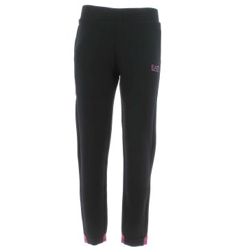 EA7 Emporio Armani Pantalone Felpa Garzata Donna Nero/Fuxia/Arancio