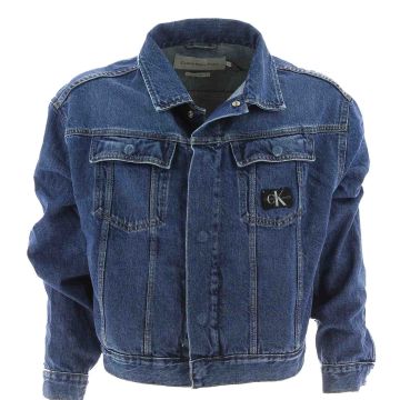 Calvin Klein Uomo Giacca Jeans Stone Wash