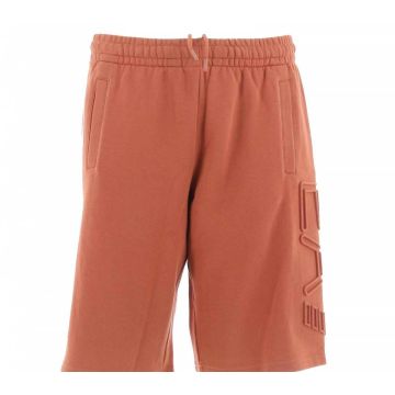 Bermuda EA7 Emporio Armani Uomo in Felpa Garzata Tinta Unita