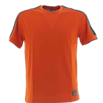 EA7 Emporio Armani T Shirt Manica Corta Girocollo Uomo Con Tape EA7