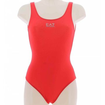 Costume Intero EA7 Emporio Armani Donna Tinta Unita Elasticizzato