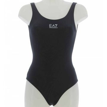 Costume Intero EA7 Emporio Armani Donna Tinta Unita Elasticizzato