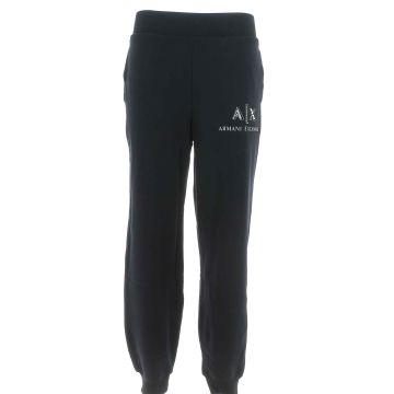 A|X Armani Exchange Pantalone Donna in Felpa Garzata con Logo in Strass A|X