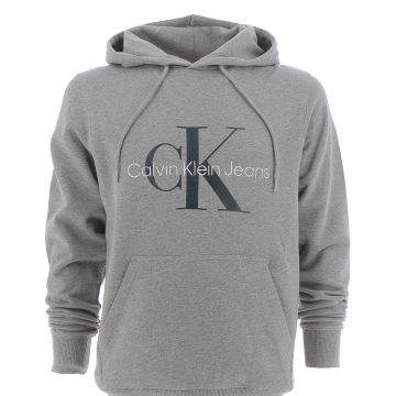 Calvin Klein Uomo Felpa Felpata Cappuccio Chiuso Tinta Unita