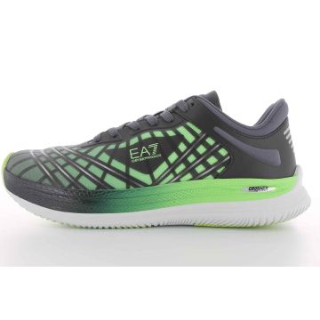 EA7 Emporio Armani Uomo Scarpe Running Grgio/Verde/Bianco