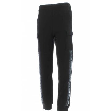 Pantalone Cargo Felpa Natural Ventus EA7 Emporio Armani Donna Nero