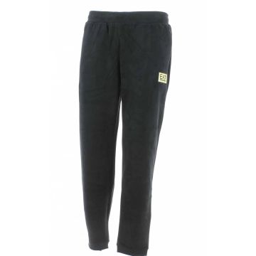 Pantalone Nero in Felpa Velluto Linea Gold EA7 Emporio Armani Uomo