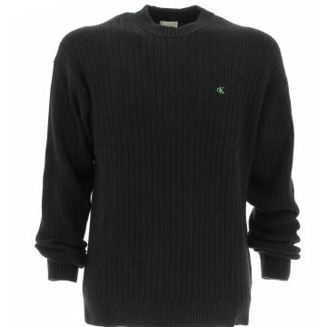 Pullover Cotone Girocollo Calvin Klein Uomo Tinta Unita a Cannete'