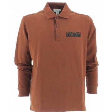 Calvin Klein Uomo Polo Jersey Manica Lunga Tinta Unita
