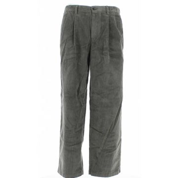 Pantalone Velluto con Pence e Cintone in Elastico in Vita Calvin Klein Uomo