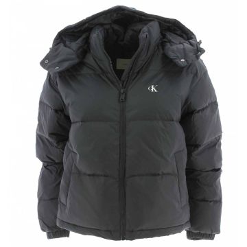 Giacca Bomber Calvin Klein Donna con Cappuccio Staccabile Tinta Unita
