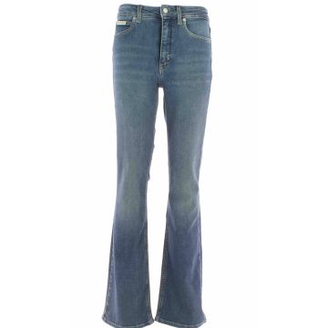 Pantalone Jeans Skinny Bootcut Calvin Klein Donna Stone Wash Blu