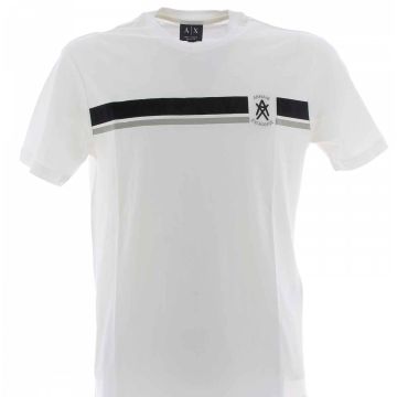 T Shirt Manica Corta Girocollo Bicolore A|X Armani Exchange Uomo