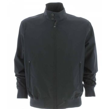 Giacca Bomber A|X Armani Exchange Uomo Blu con Collo alla Coreana