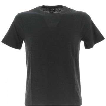T Shirt Manica Corta Girocollo A|X Armani Exchange Uomo con Tessuto Logato AX