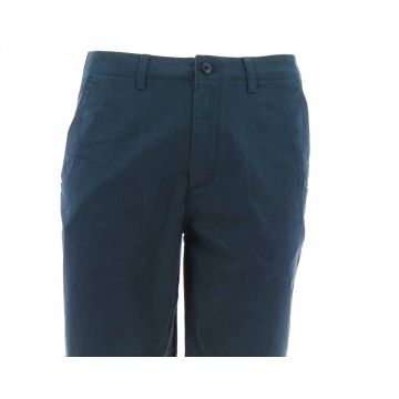 Bermuda in Cotone Popeline Calvin Klein Uomo Tinta Unita Straigh Fit