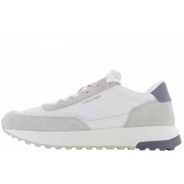 Scarpe City Runner Laceup Ny Mix Calvin Klein Uomo Bianco/Grgio