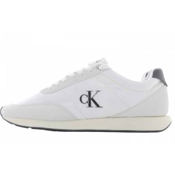 Scarpe Retro Running Calvin Klein Uomo Bioanco/Nero