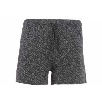 EA7 Emporio Armani Uomo Boxer Mare Con Elastico in Vita Multi Logo EA7 Tessuto Goffrato