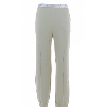 Pantalone in Jersey EA7 Emporio Armani Donna in Tinta Unita con Tasche