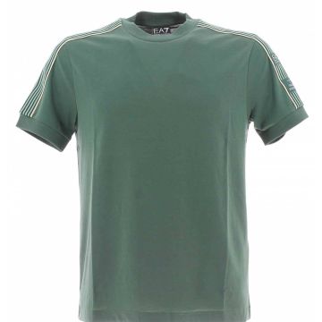 T Shirt Manica Corta Uomo Girocollo EA7 Emporio Armani con Banda sulle Spalle EA7