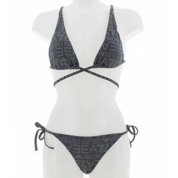 EA7 Emporio Armani Costume Due Pezzi Donna con Reggiseno a Triangolo