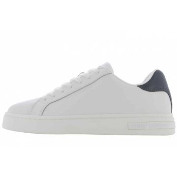 A|X Armani Exchange Uomo Scarpe Action Leather Bianco/Nero