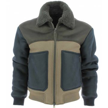 A|X Armani Exchange Uomo Giubbotto Ecomontone Marrone/Nocciola/Blu