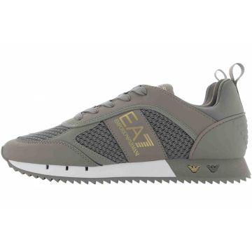 EA7 Emporio Armani Uomo Scarpe Running Fashion Tortora/Bianco/Oro