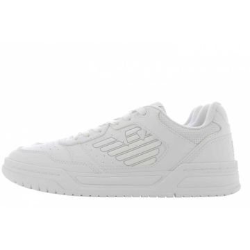 EA7 Emporio Armani Uomo Scarpe Bianco Ottico Tinta Unita
