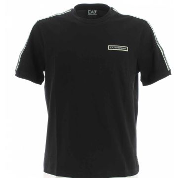 EA7 Emporio Armani Uomo T Shirt Manica Corta Girocollo con Tape EA7