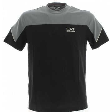 EA7 Emporio Armani Uomo T Shirt Manica Corta Girocollo Bicolore