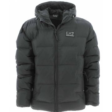 EA7 Emporio Armani Uomo Giaccone Tinta Unita con Cappuccio